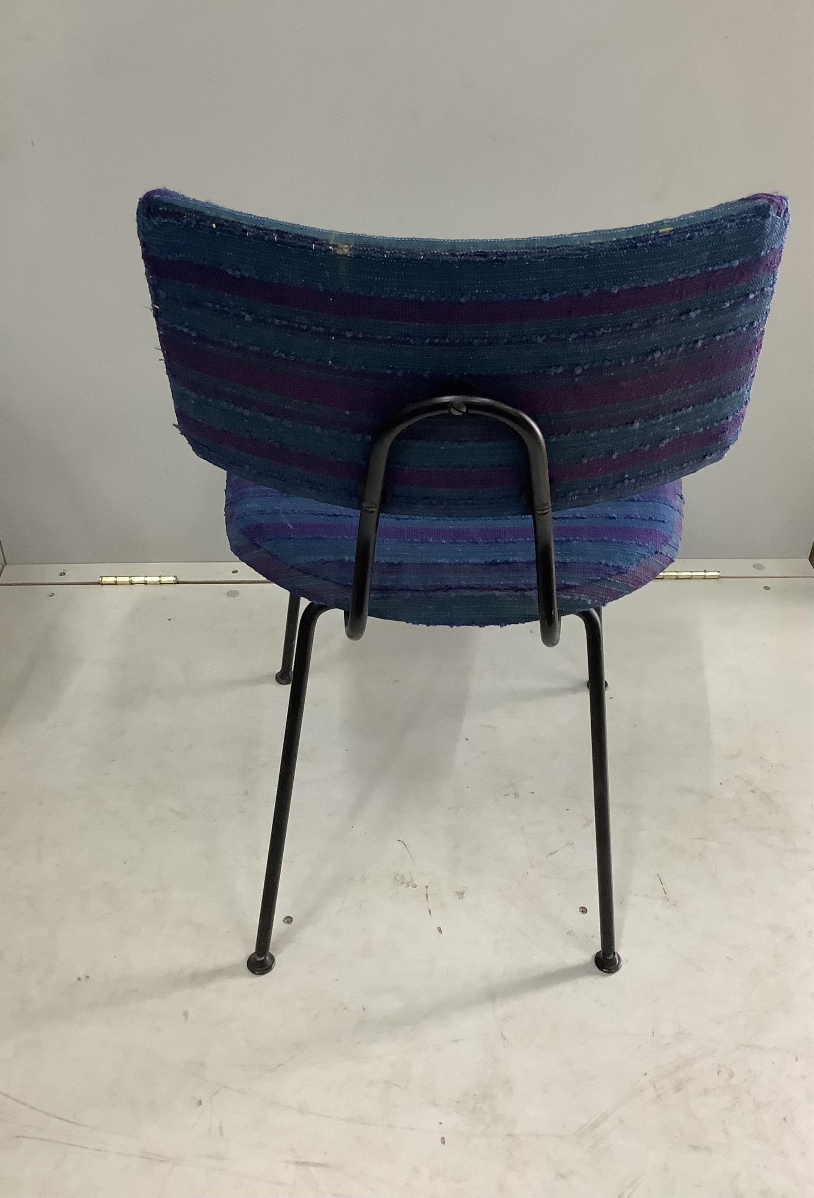 Six Robin Day festival hall chairs, width 45cm, depth 45cm, height 75cm
